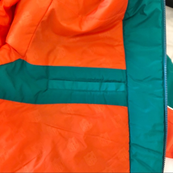 Reebok Miami Dolphins Jacket with Hood Sz XL-NWT - Picture 6 of 6